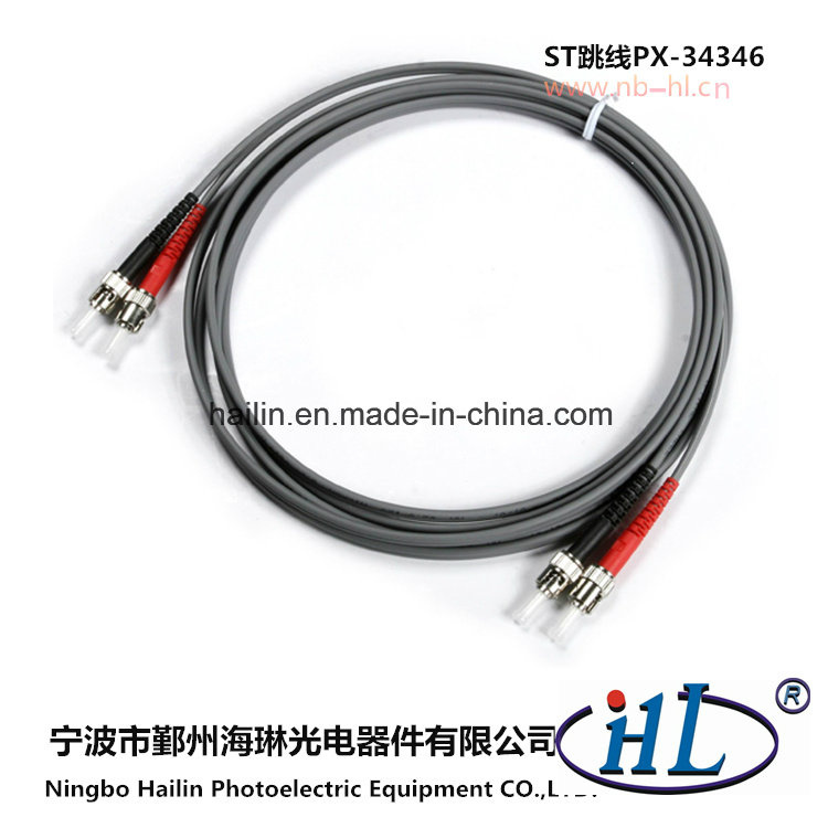Low Insertion Loss Duplex St/mm Fiber Optic Patch Cord