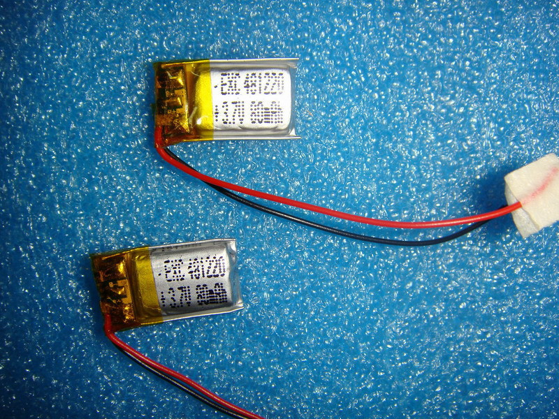 Rechargeable Li-Polymer Battery 481220pl 80mAh