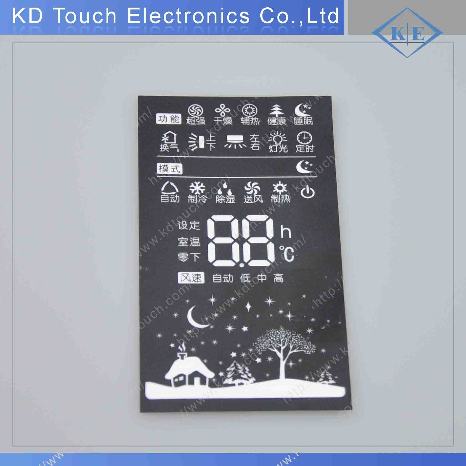 Fluorescence Printing Graphic Overlay Control for Air Condition