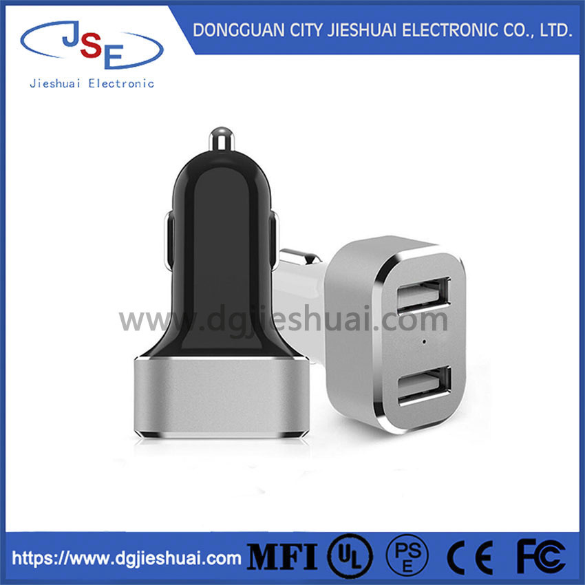 12V/24V Input USB 5V 4.8A Dual USB Car Charger