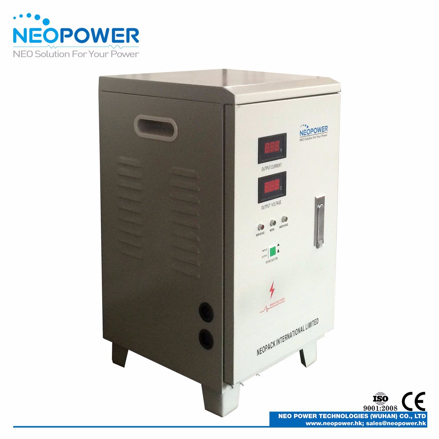 AC Voltage Stabiliser 10kVA Servo Controlled LED Meters