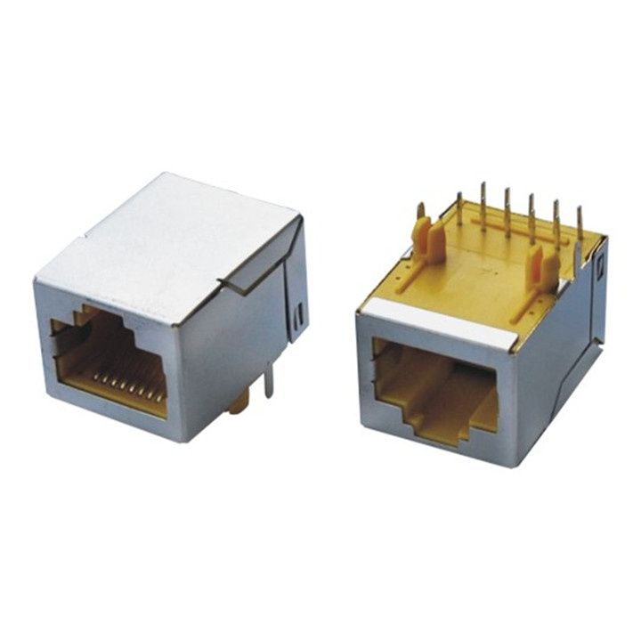 Single Port Metal Shielded RJ45 Female Connector