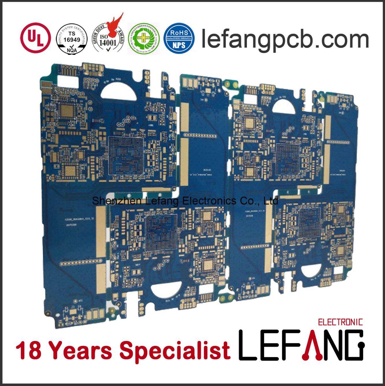 Circuit Board PCB for Impedance Communication Equipment
