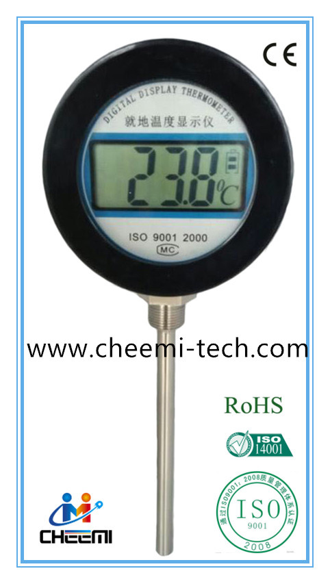PT100 Digital Thermometer with 5 Digits LCD Bakelite Box Dial Size 100mm