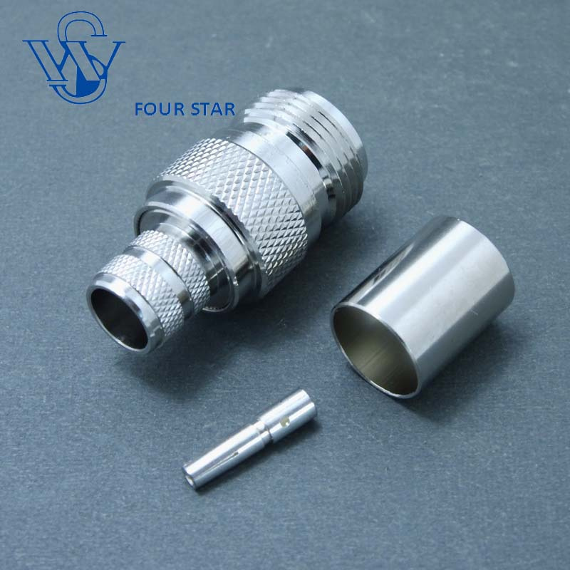 N Female Jack Crimp Connector for LMR400 Cable