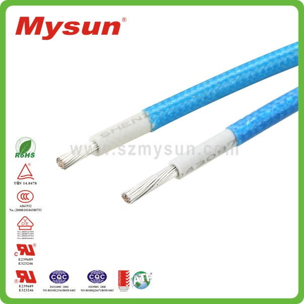 Fiberglass Braided High Temperature Silicone Wire UL3252