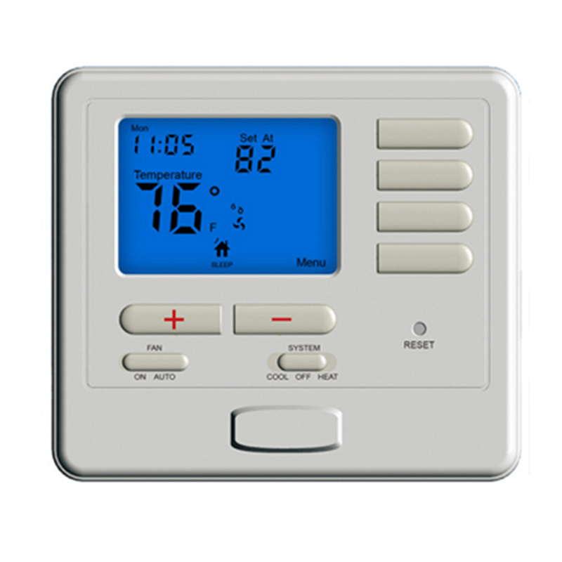 LCD Display Digital 24V HVAC Room Thermostat for Central Air Conditioner