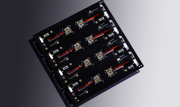 Black Soldmask Rigid-Flex PCB for Printer