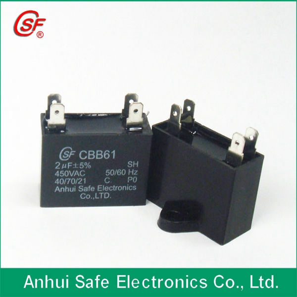 1.5mf Cbb61 Ceiling Fan Capacitor