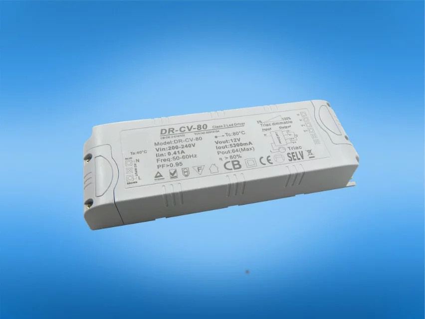 80W Constant Current LED Driver with Ce ETL