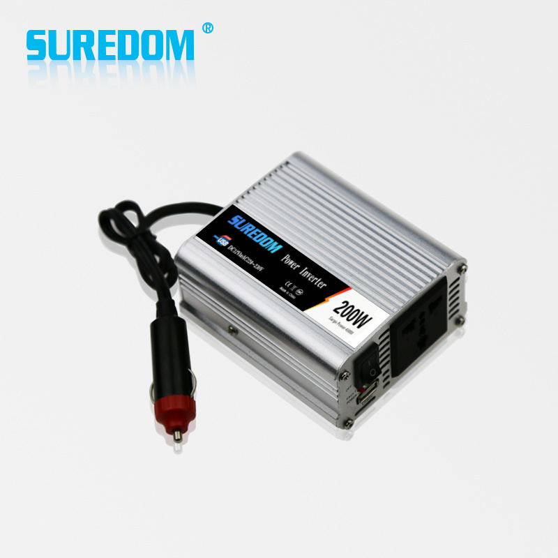 Durable DC12V AC220V 200W Car Power Inverter