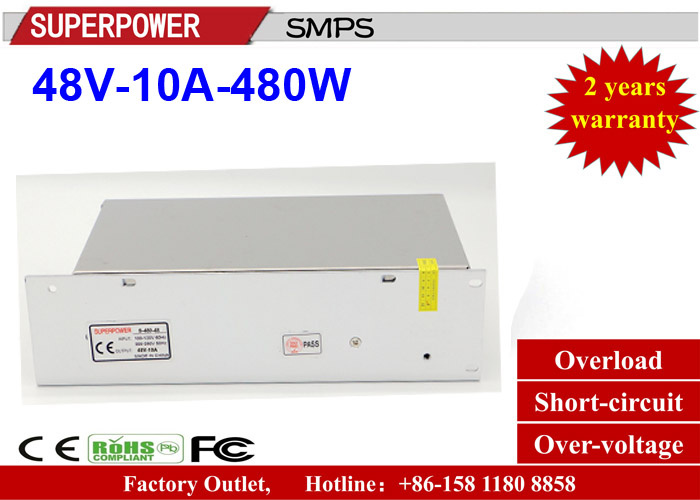 48V 10A 480W Security Monitoring Switching Power Supply