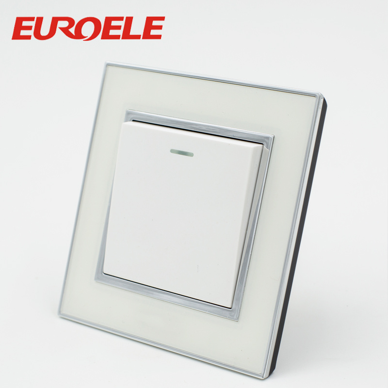 86*86*37mm Cooper Inside White Color Electric Wall Switch Socket