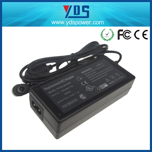 Laptop AC DC Power Adapter for Sony 19.5V 3A