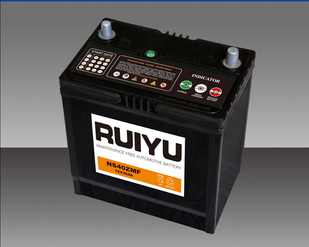 Ns40z 12V36ah Auto Battery Starting Car Battery