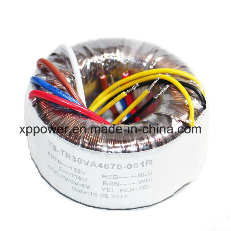 RoHS/SGS/UL Certificate Toroidal Transformer (XP-TS-TR30VA-002R)