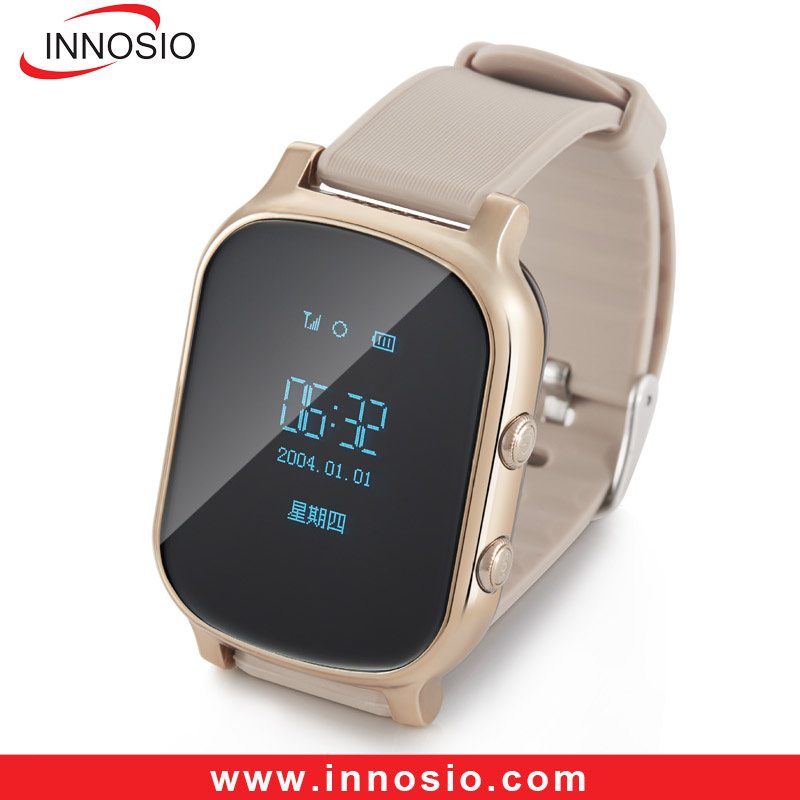 Security Guard Kids GPS Tracker Smartwatch with GPS/WiFi/Lbs Location