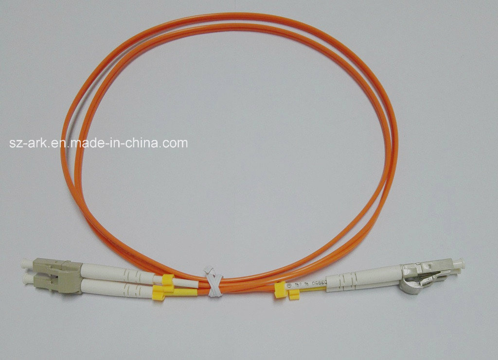 Fiber Patch Cord for LC-LC Duplex Om2 Orange Cable (2m)