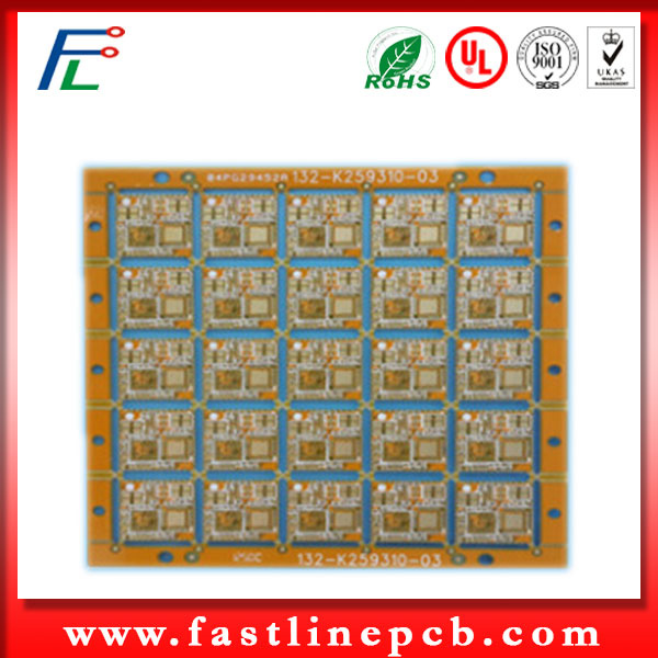 0.2mm Board Thickness Flex PCB Board with Yellow Solder Mask