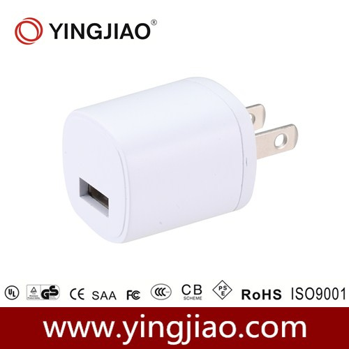 5V 1.2A 6W DC White USB Wall Charger with CE