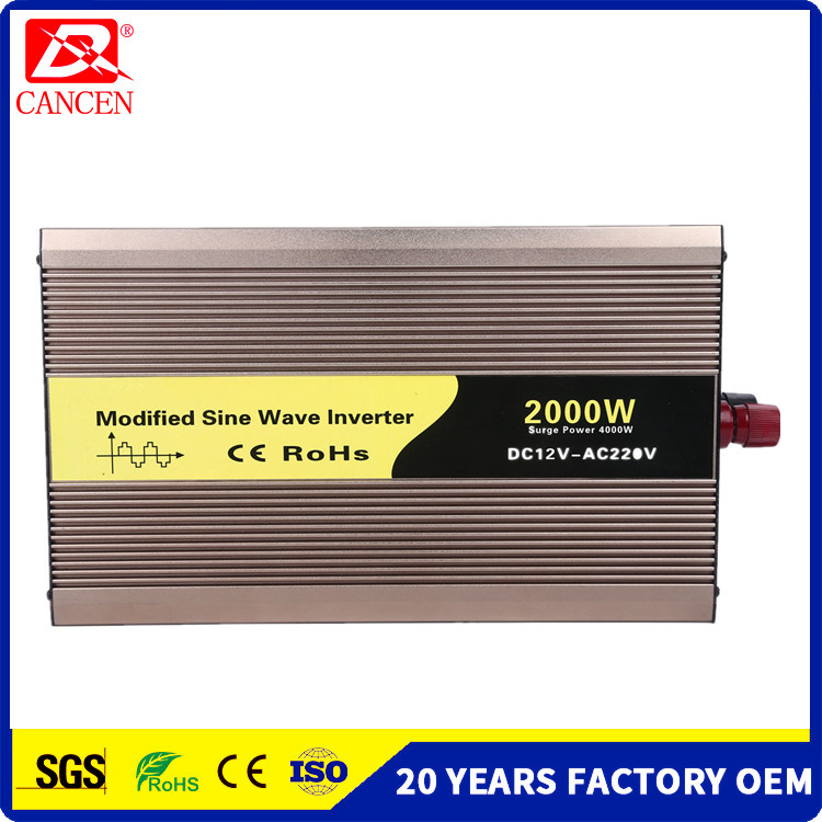 2000W Modified Sine Wave Car Inverter, Soalr Power Supply Inverter