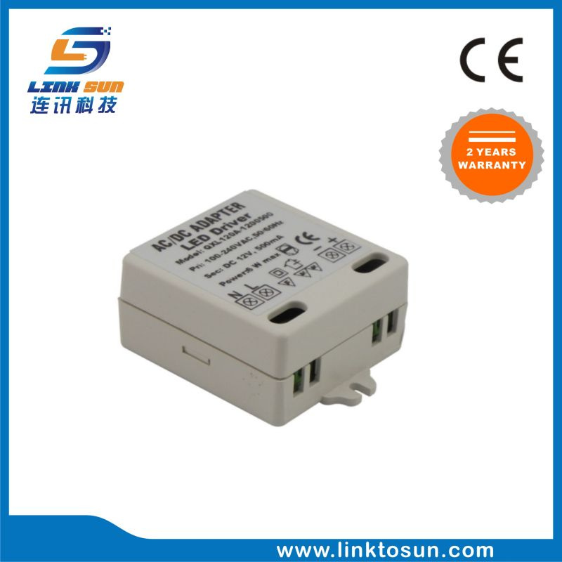 12V 0.5A 6W No Flicker LED Bulbs Power Supply