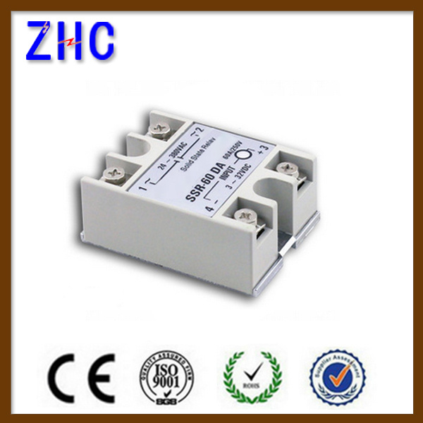 Factory Price SSR-Da 60A 24V DC 380V AC Solid State Relay