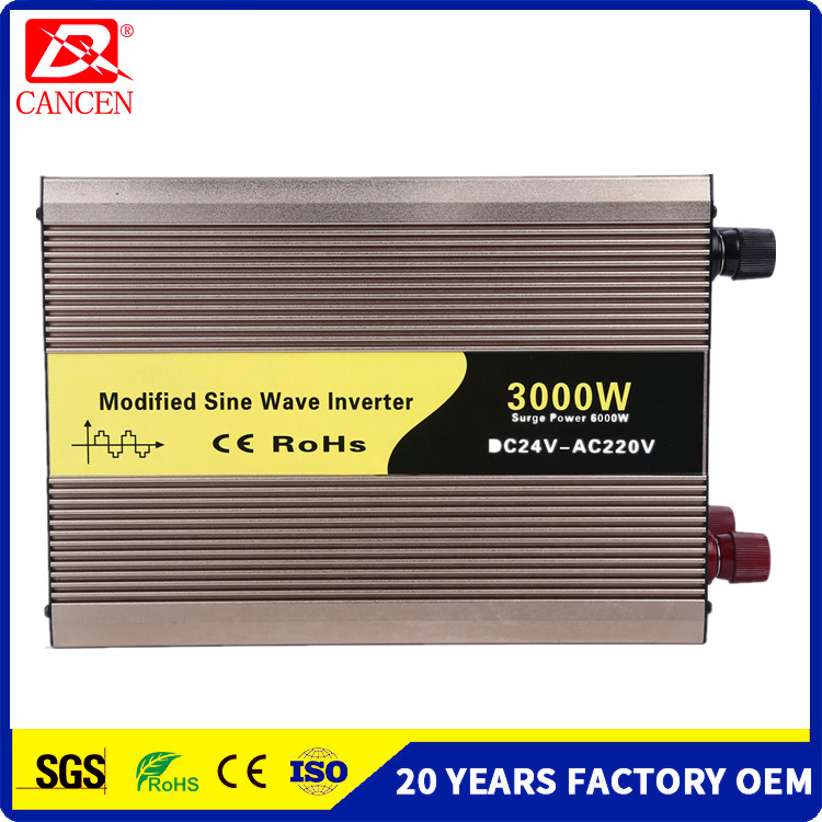Full Power Inverter for Household Appliances 3000W Modified Sine Wave Inverter with UPS Charger