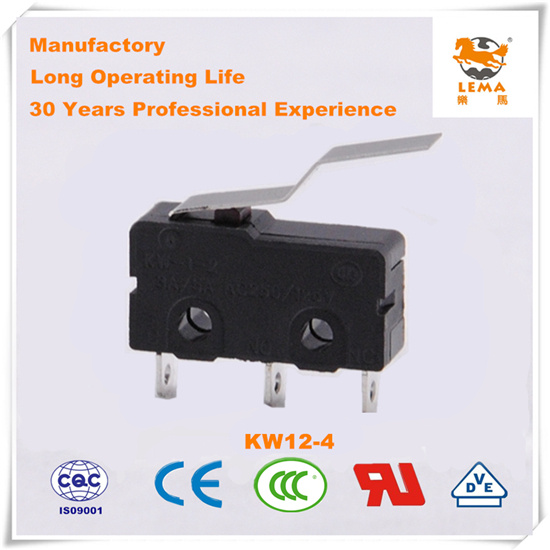 Lema Black Kw12-4 Micro Switch
