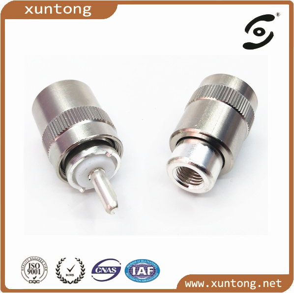 UHF Pl259 Antenna Twist-on Plug Male Coaxial Straight Connector for Rg58 Rg59 Rg213 Cable