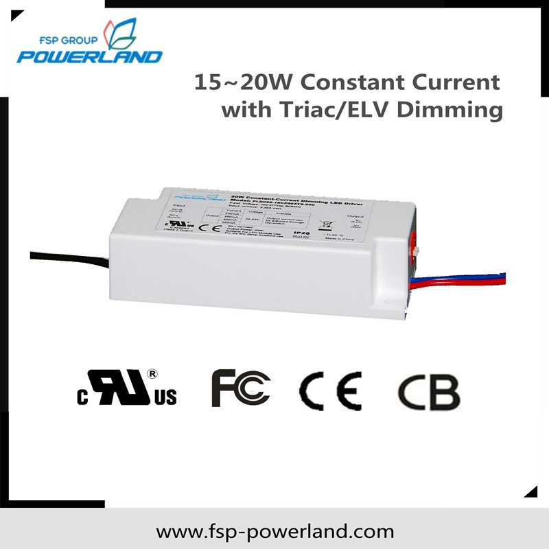 15~20W Constant Current Triac/Elv Dimmable LED Driver
