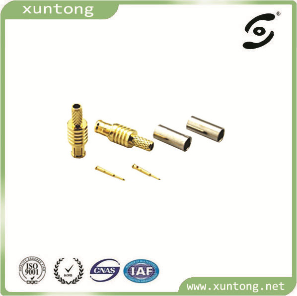 MCX Right Angle Cable Connector for Rg316