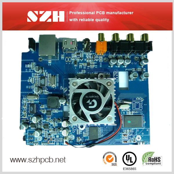 Custome High Quality SMT Security Smoke 1.6mm PCB PCBA