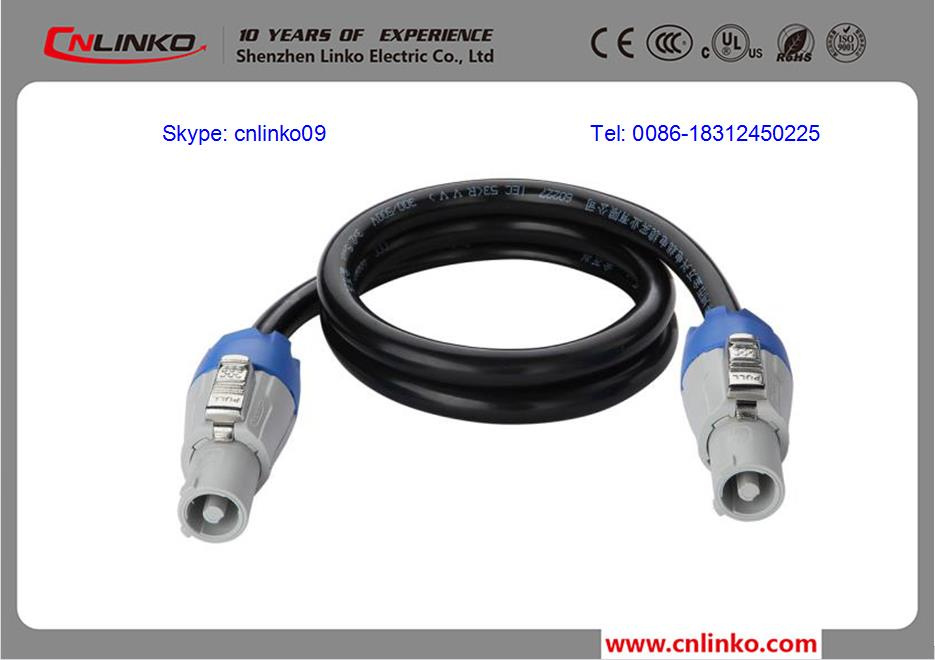 Waterproof IP65 Cable Connector/3-Pin Power Connector