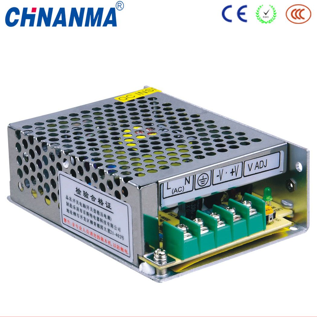 25W 15V 1.7as Series Single Output Switching Enclosed AC DC Switching Power Supply