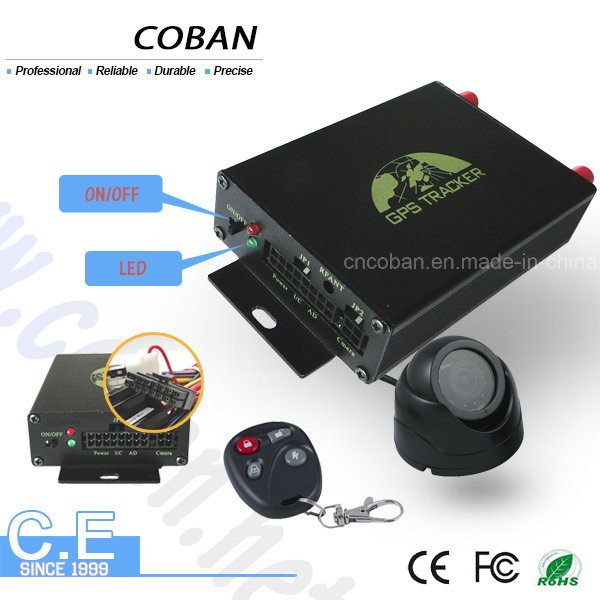 GPS Tracker GPS105 Vehicle Support Camera / Free GPS Tracking Software Platform