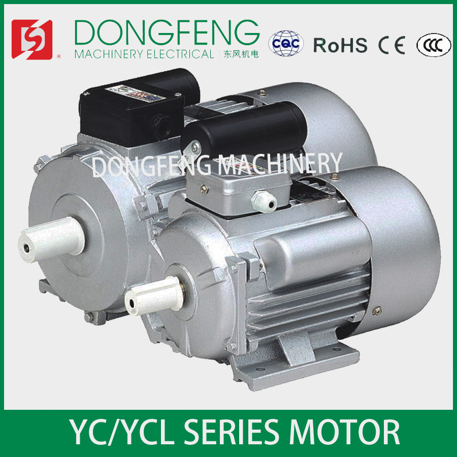 1HP 0.75kw Capacitor Start Single Phase AC Electric Induction Motor