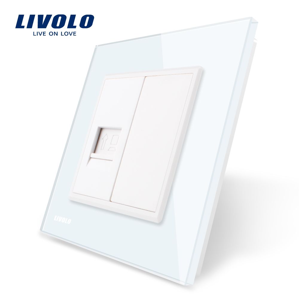 Livolo EU Standard One Gang Computer Socket Wall Outlet Vl-C791c-11/12