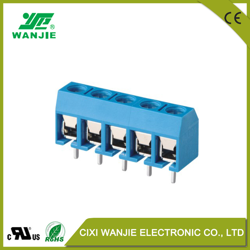 PCB Terminal Block Screw Connector with High Voltage Wj306, Pitch5.0mm