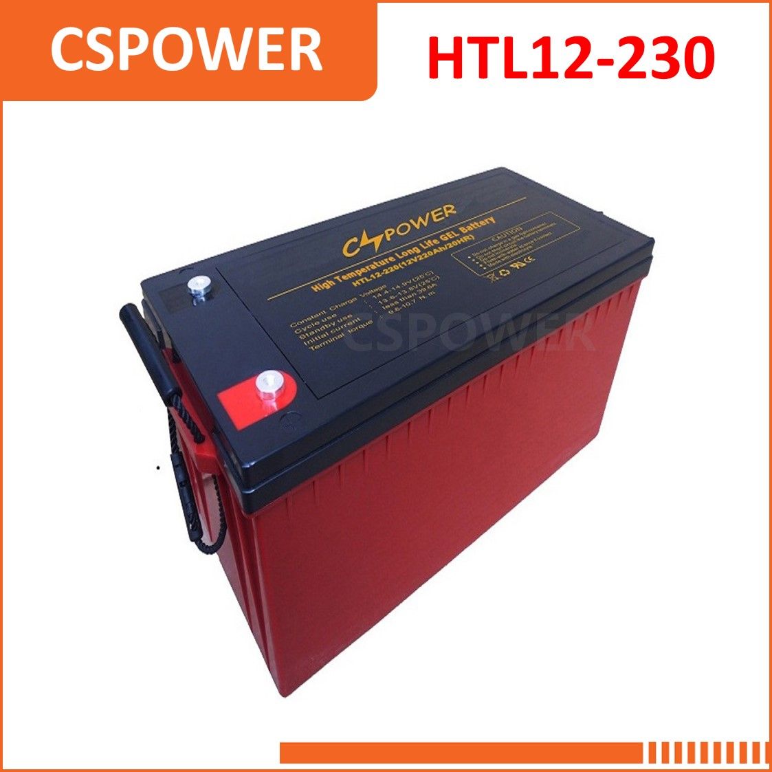 China 12V 230ah High Temperature Gel Battery - Solar, Home Solar System