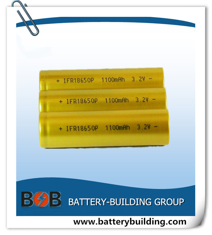Power Cell IFR18650 1100mAh LiFePO4 Battery