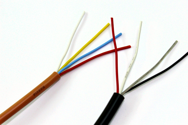 Special Sheathed Braided Power Wire with 4 Cores