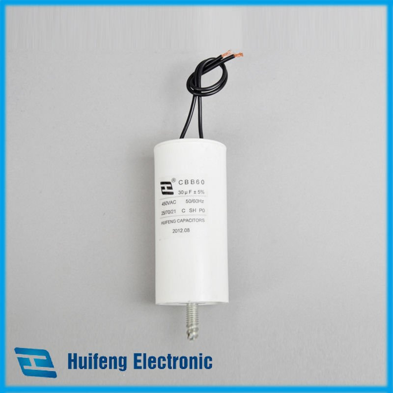 Cbb60 AC Metallized Polypropylene Capacitor for Motor and Deep Well Pump (with CQC, CE, CVC Approval)