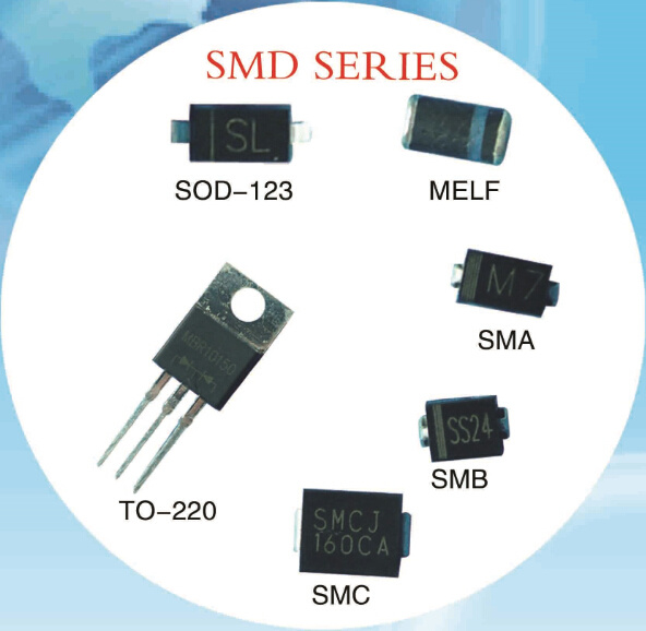 Rectifier Diode 1A 1000V SMA Case Us1m
