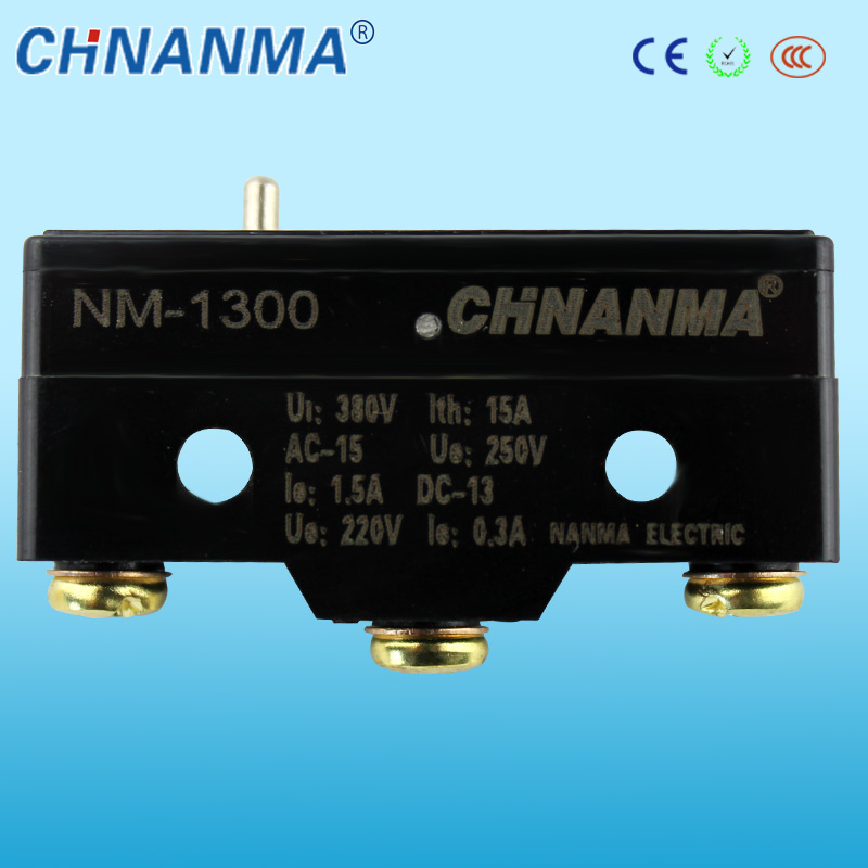 10A 250VAC Long Hinge Lever Push Button Micro Switch