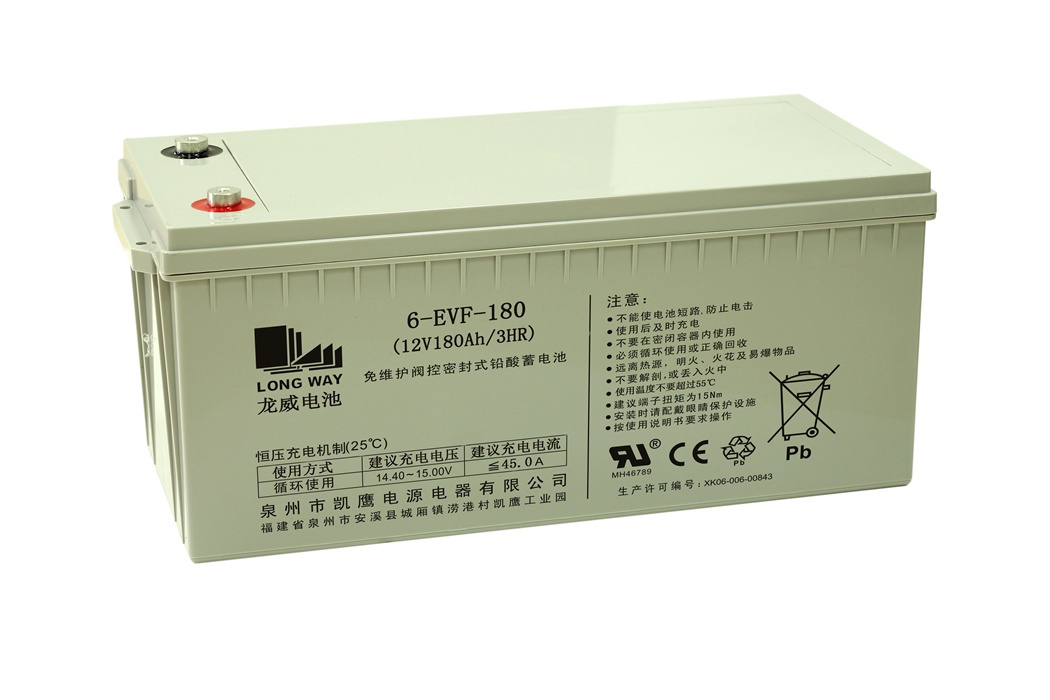 6-Evf-180 (12V180AH/3HR) Deep Cycle/Golf Cart Battery