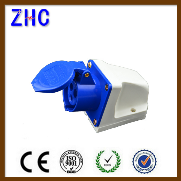 CE Nuevo 2p+ E 16A 220V Hembra Emb Plug