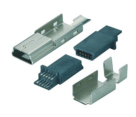 Mini USB 10 M Solder B Type for Mobile Phone