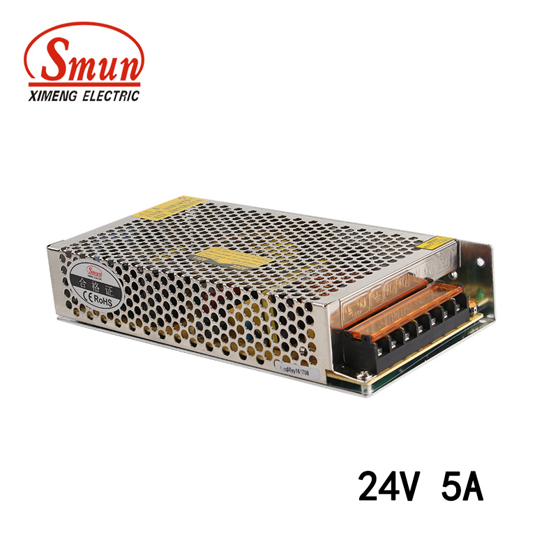 Smun S-120-24 120W 24V 5A Single Output Switching Power Supply