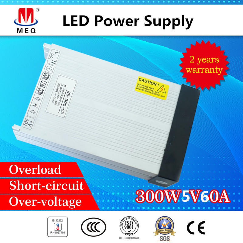 5V 60A RainProof LED Switching Power Supply 300W